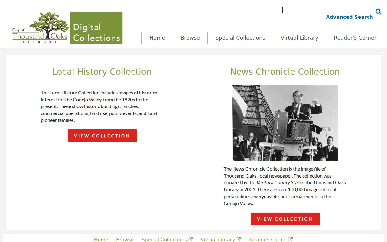 Thousand Oaks people directories News Chronicle digital collection